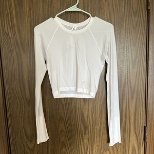 Lululemon white swiftly long sleeve shirt